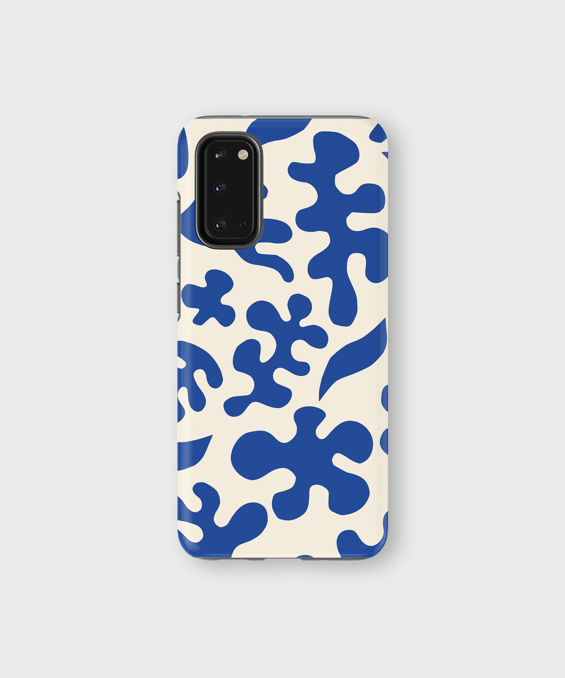 Abstract Matisse Inspired Tough Phone Case Blue