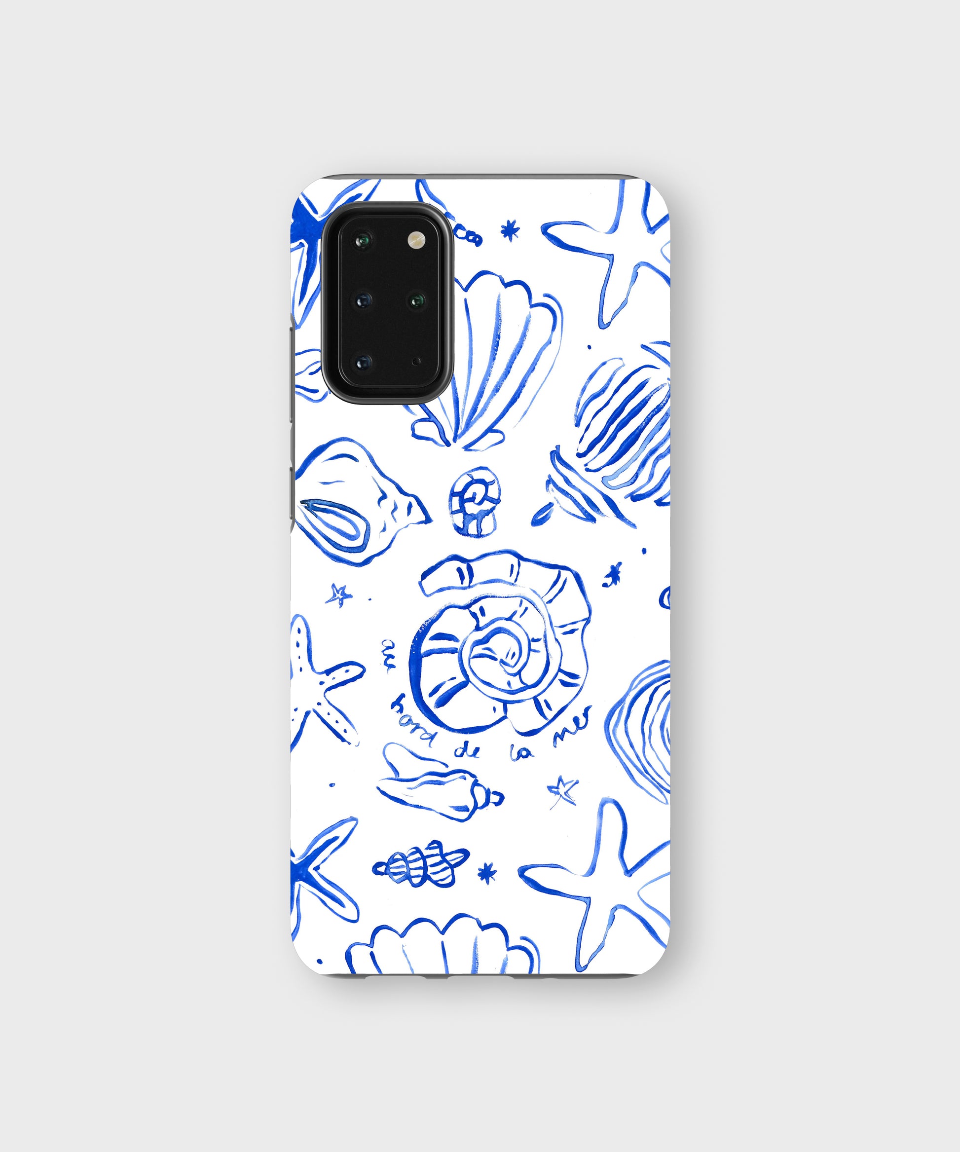 Shells Tough Phone Case Blue