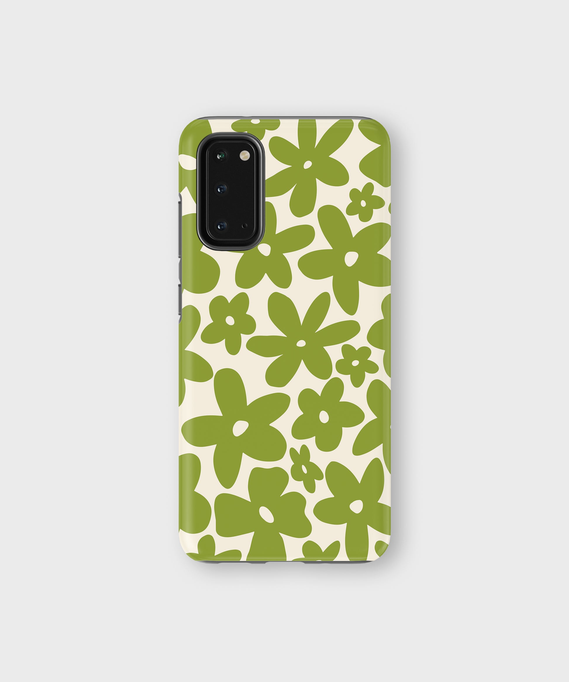 Floral Tough Phone Case Green