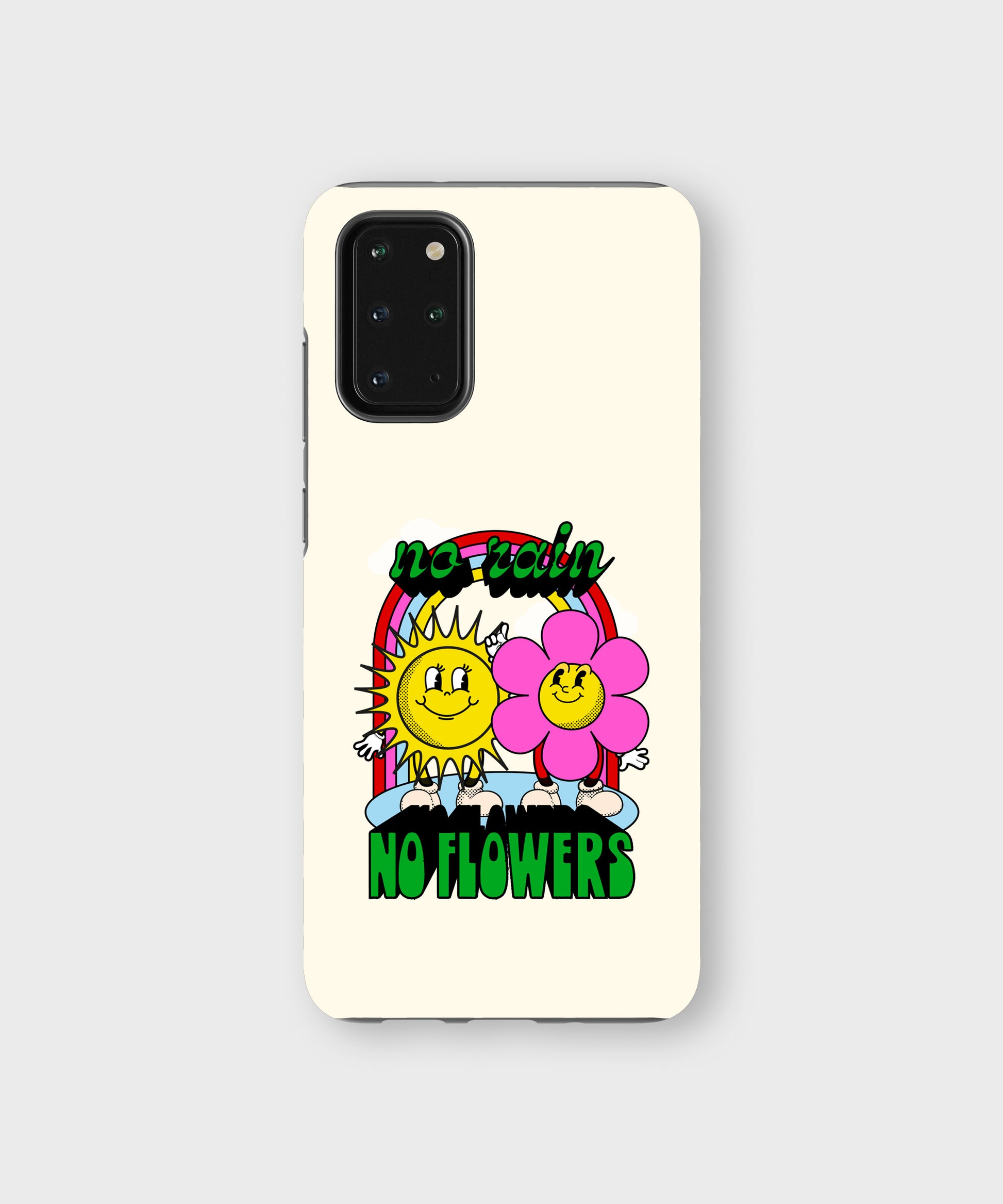 No Rain Tough Phone Case Cream