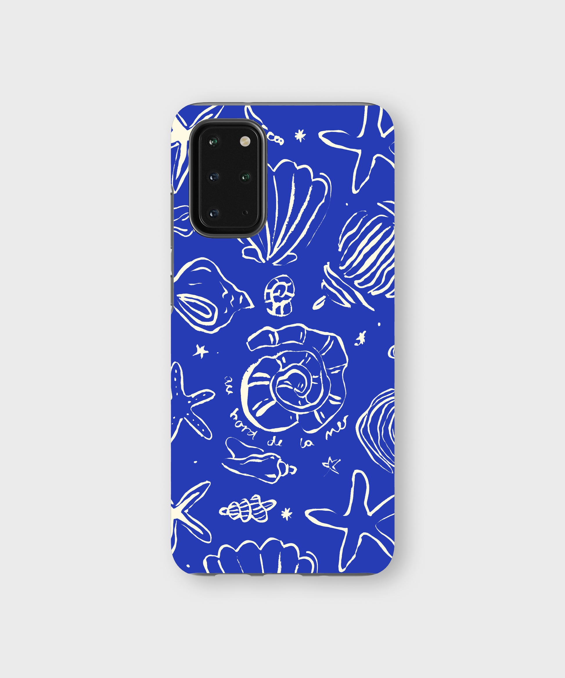 Shells Tough Phone Case Dark Blue