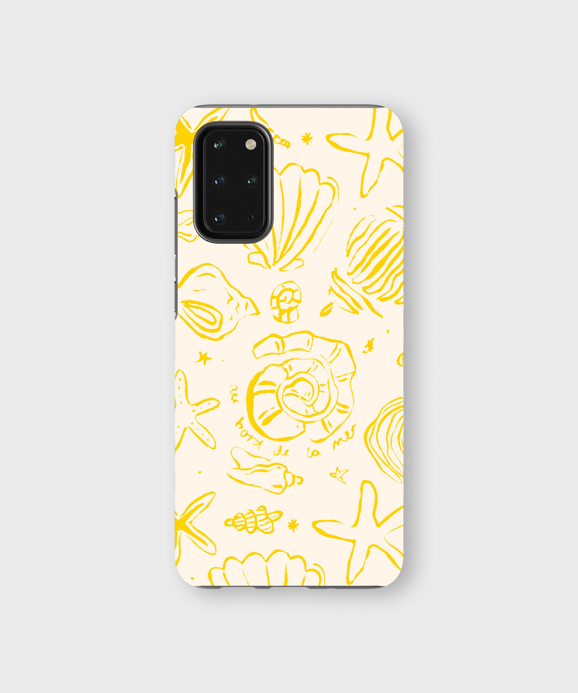 Shells Tough Phone Case Yellow