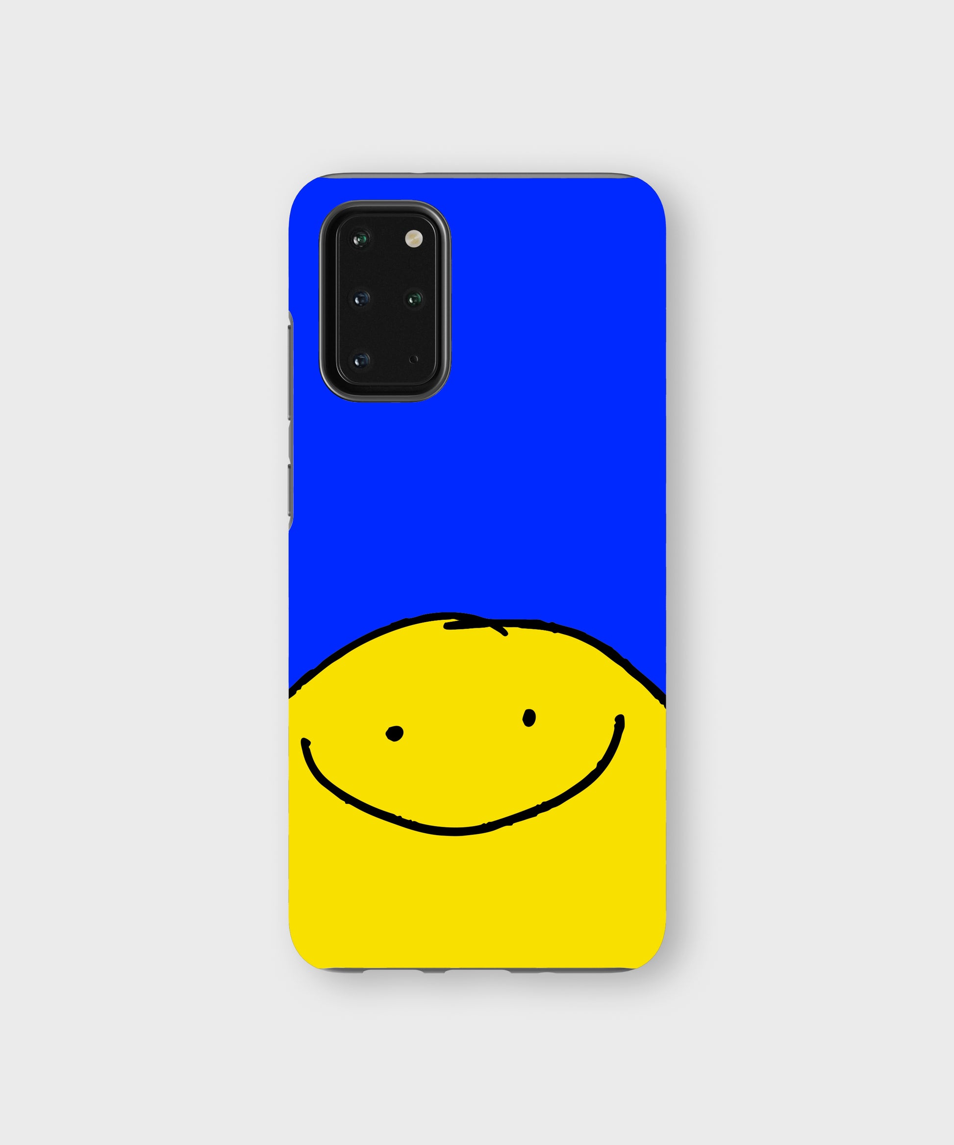 Smiley Tough Phone Case Blue