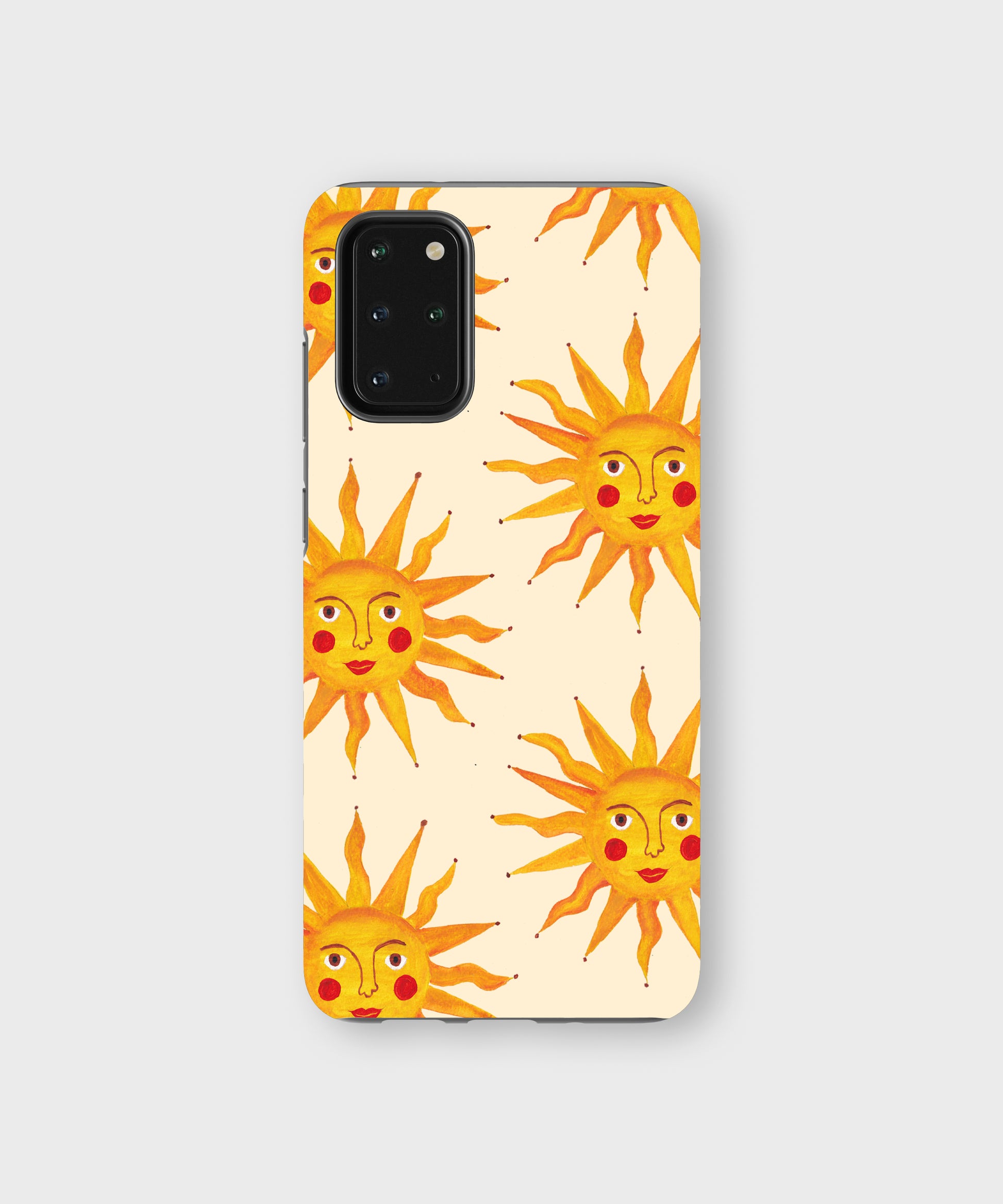 Summer Sun Tough Phone Case Cream