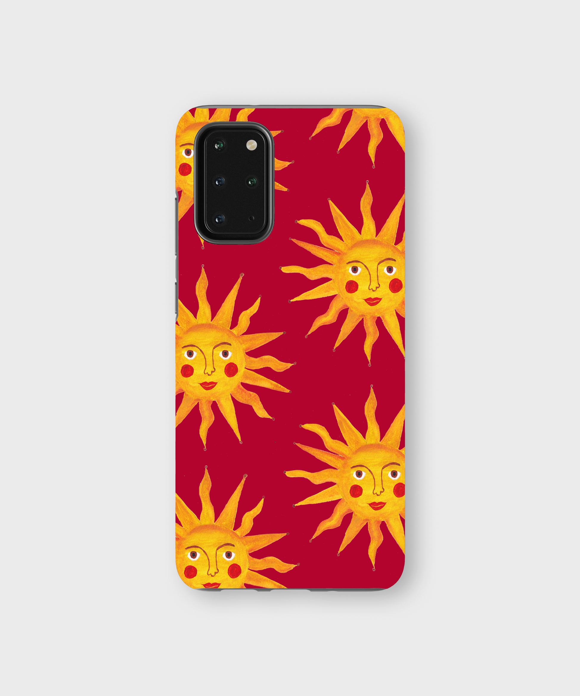 Summer Sun Tough Phone Case Red