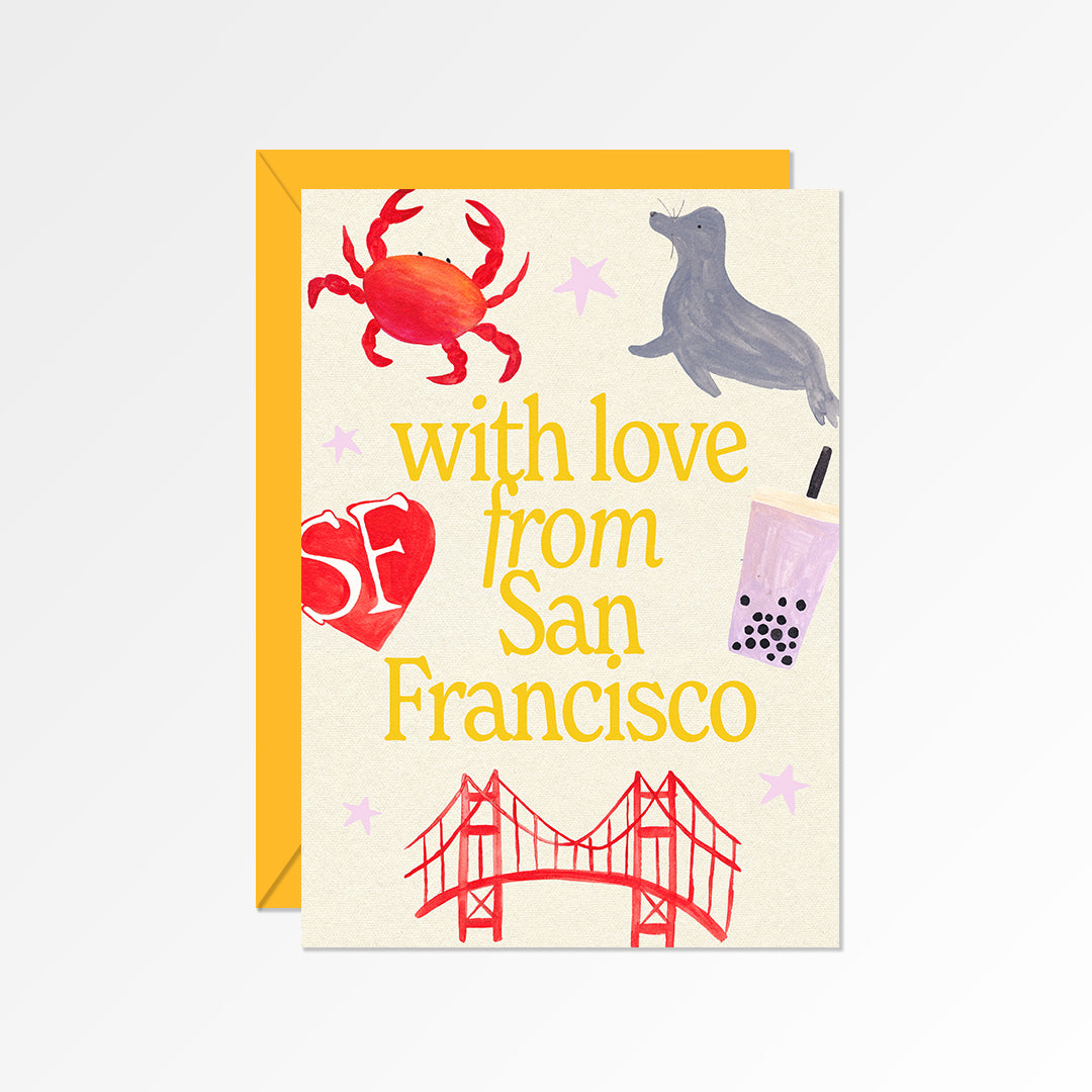 With Love From San Francisco Card
