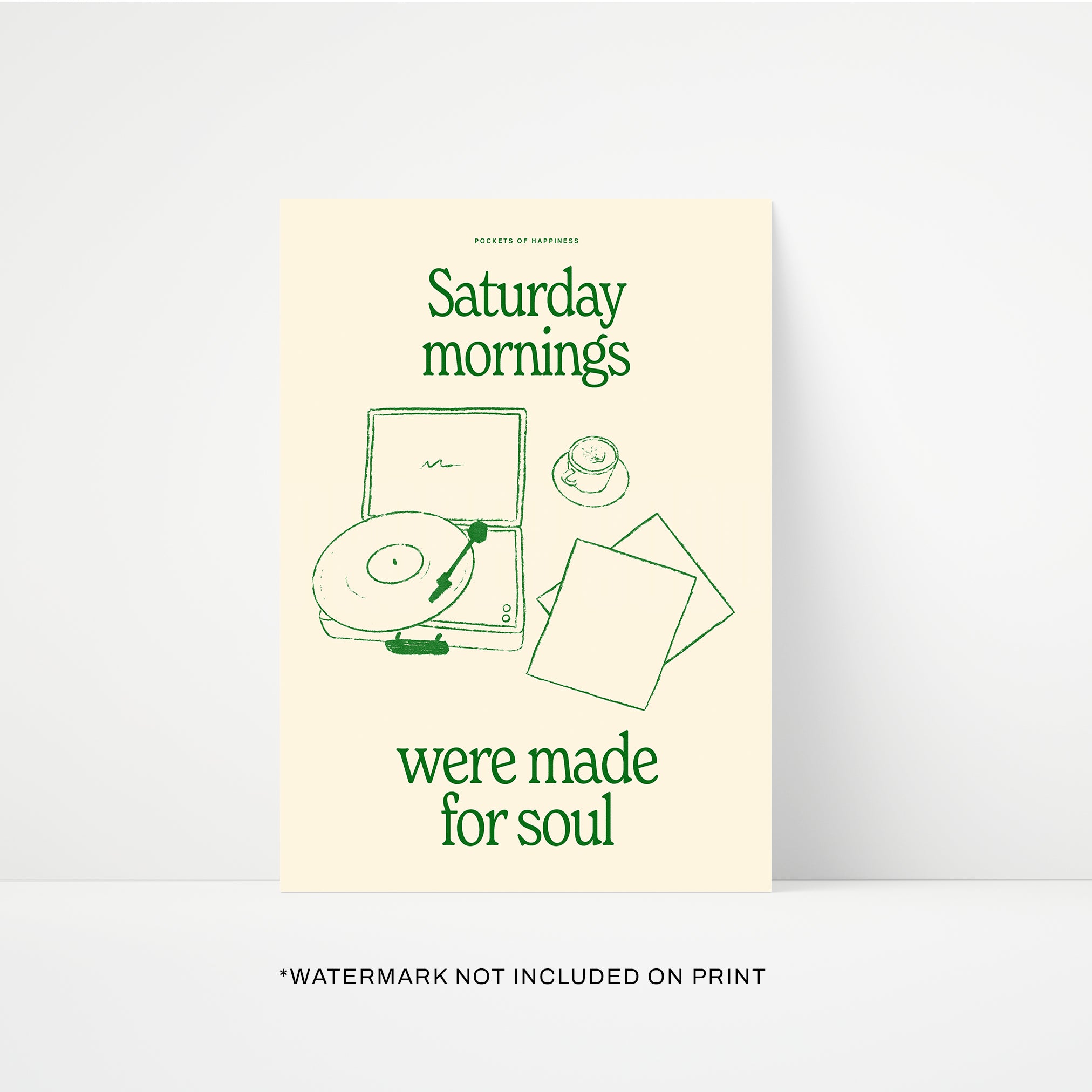 Saturday Mornings Print