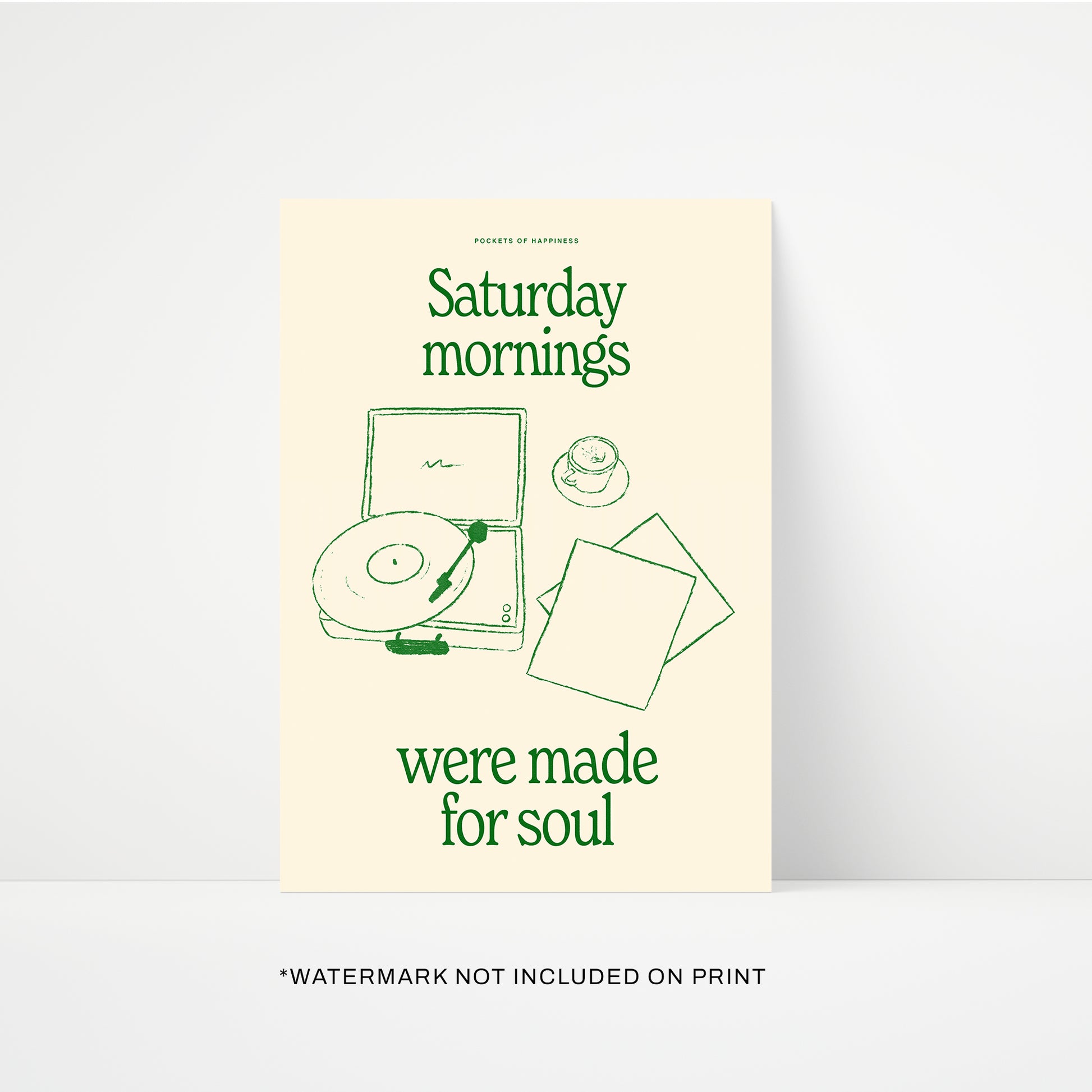 Saturday Mornings Print