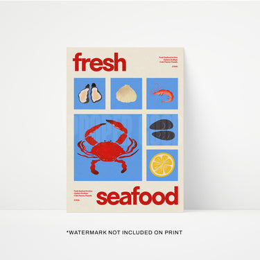 Fresh Seafood Print