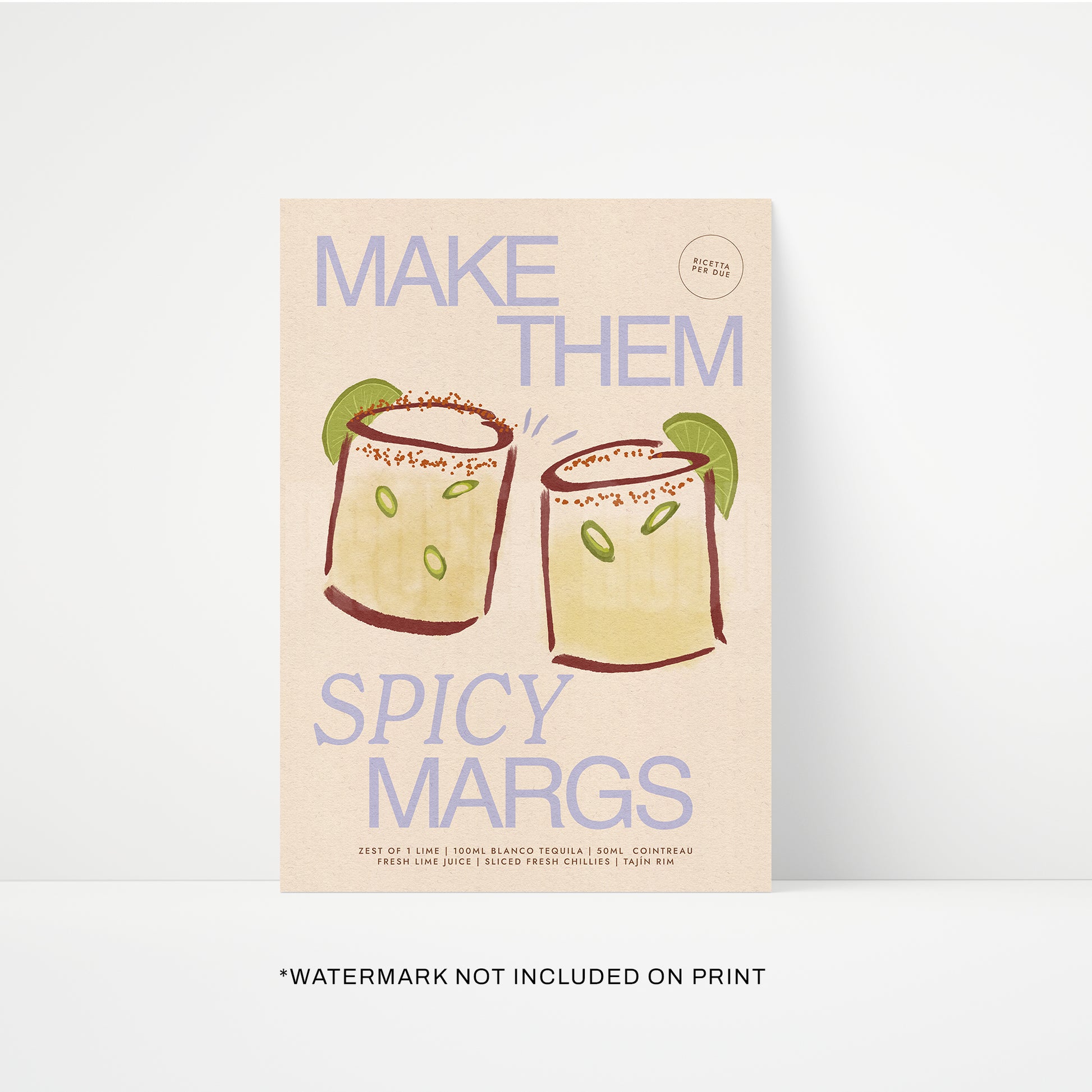 Spicy Margs Print | STUDIO SALE