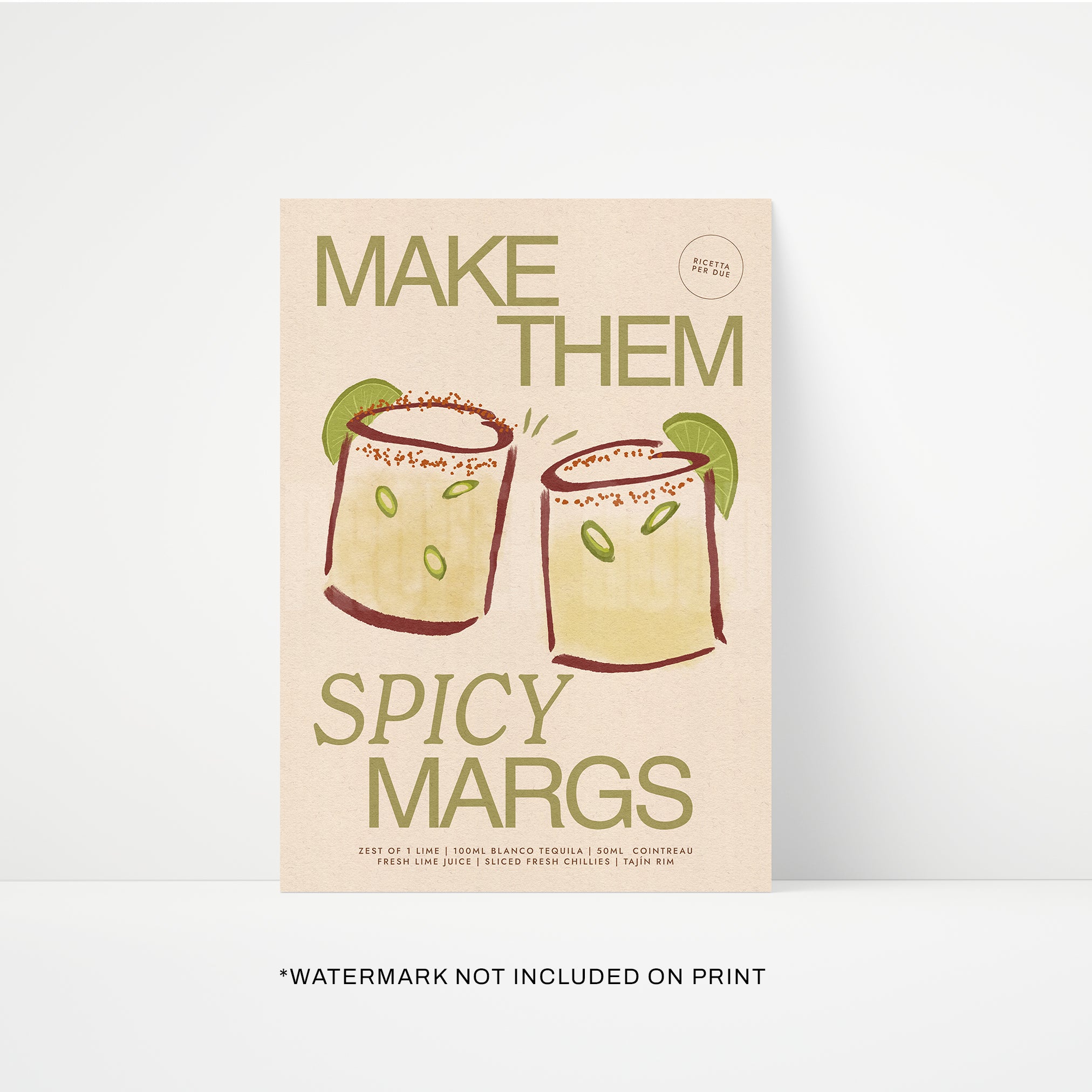 Spicy Margs Print | STUDIO SALE