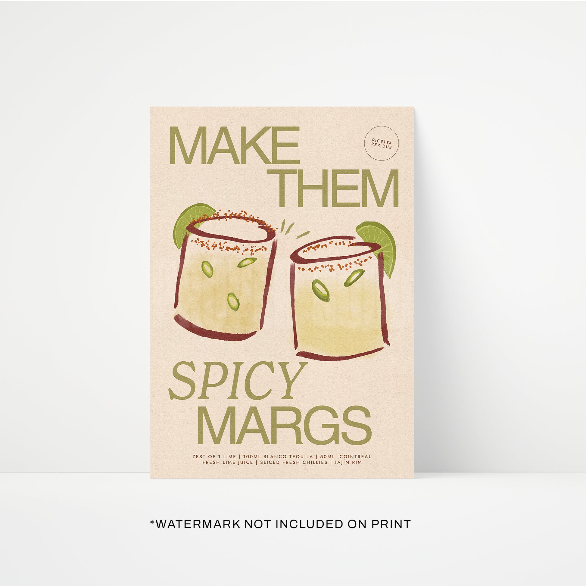 Spicy Margs Print | STUDIO SALE