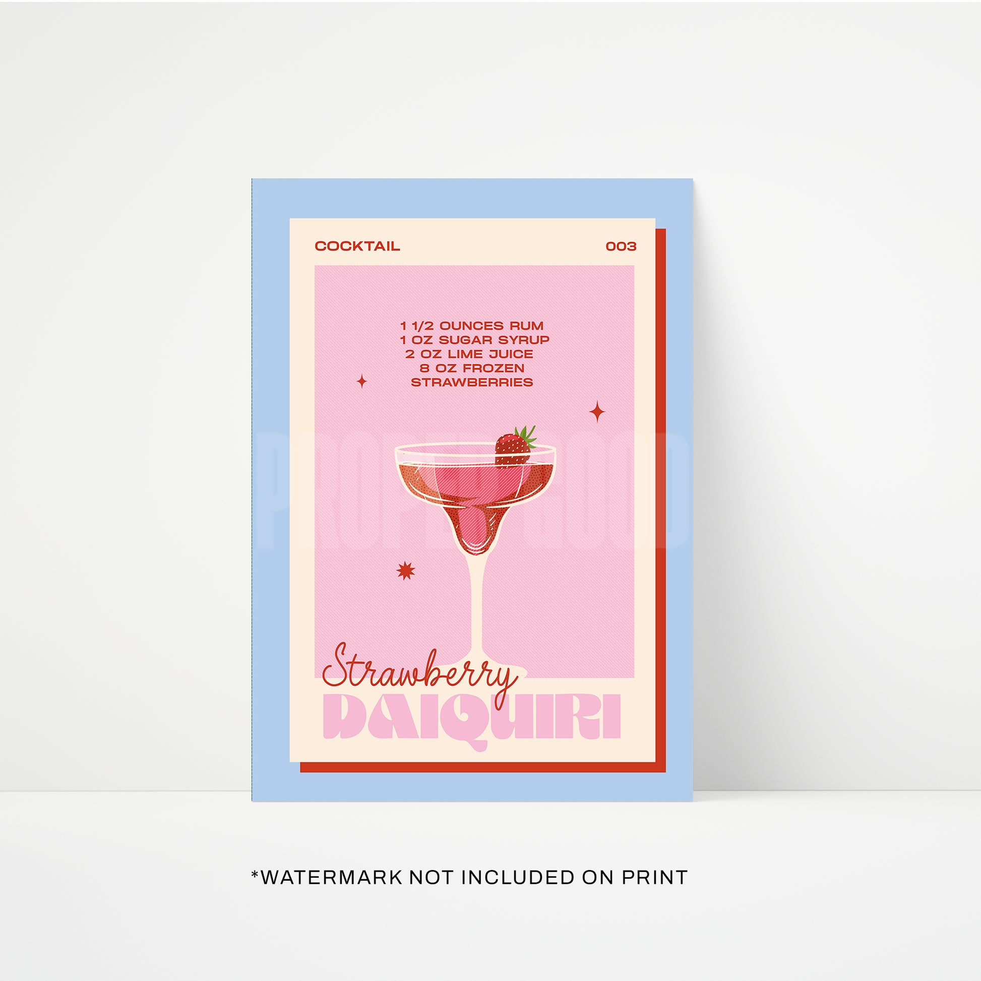 Strawberry Daiquiri Print