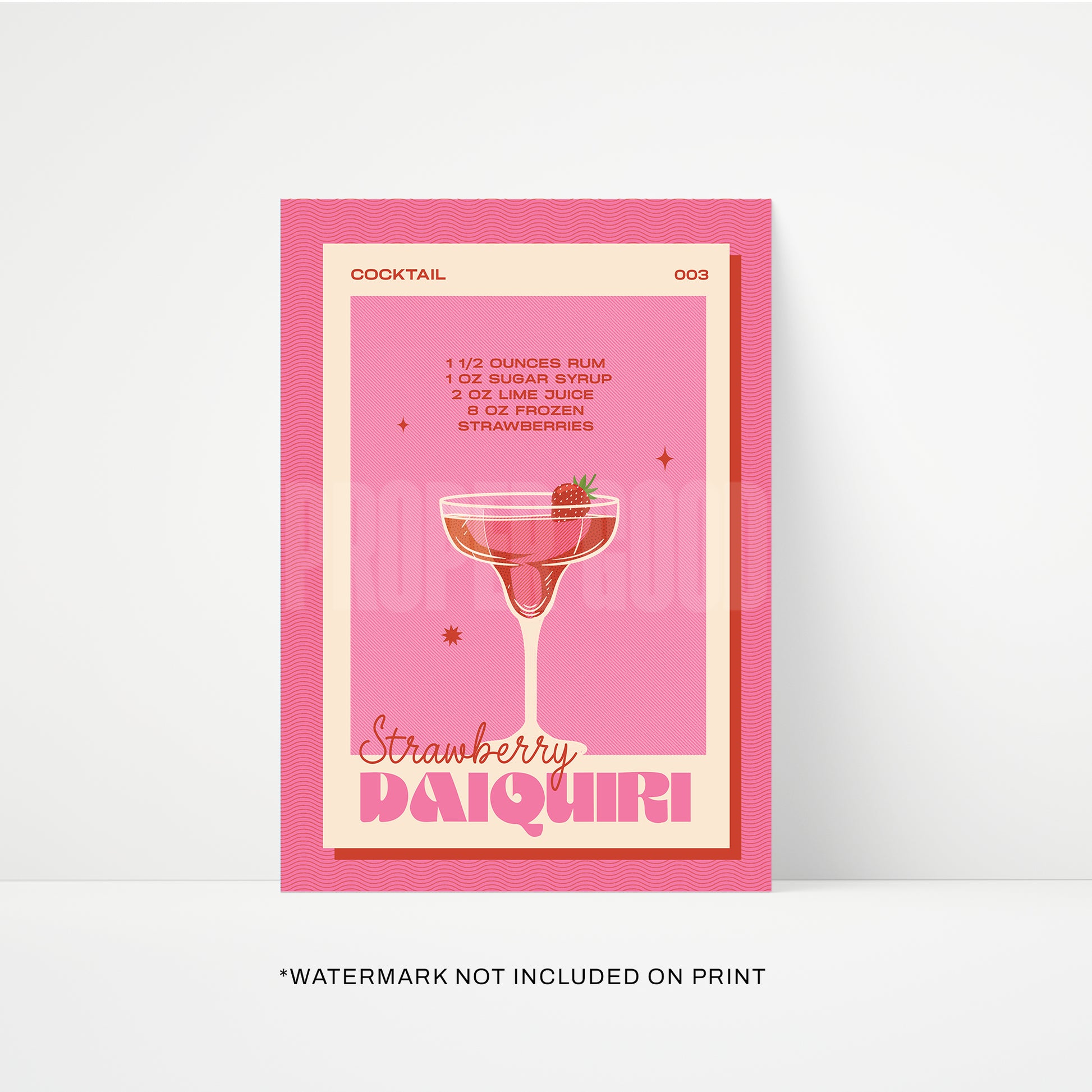Strawberry Daiquiri Print