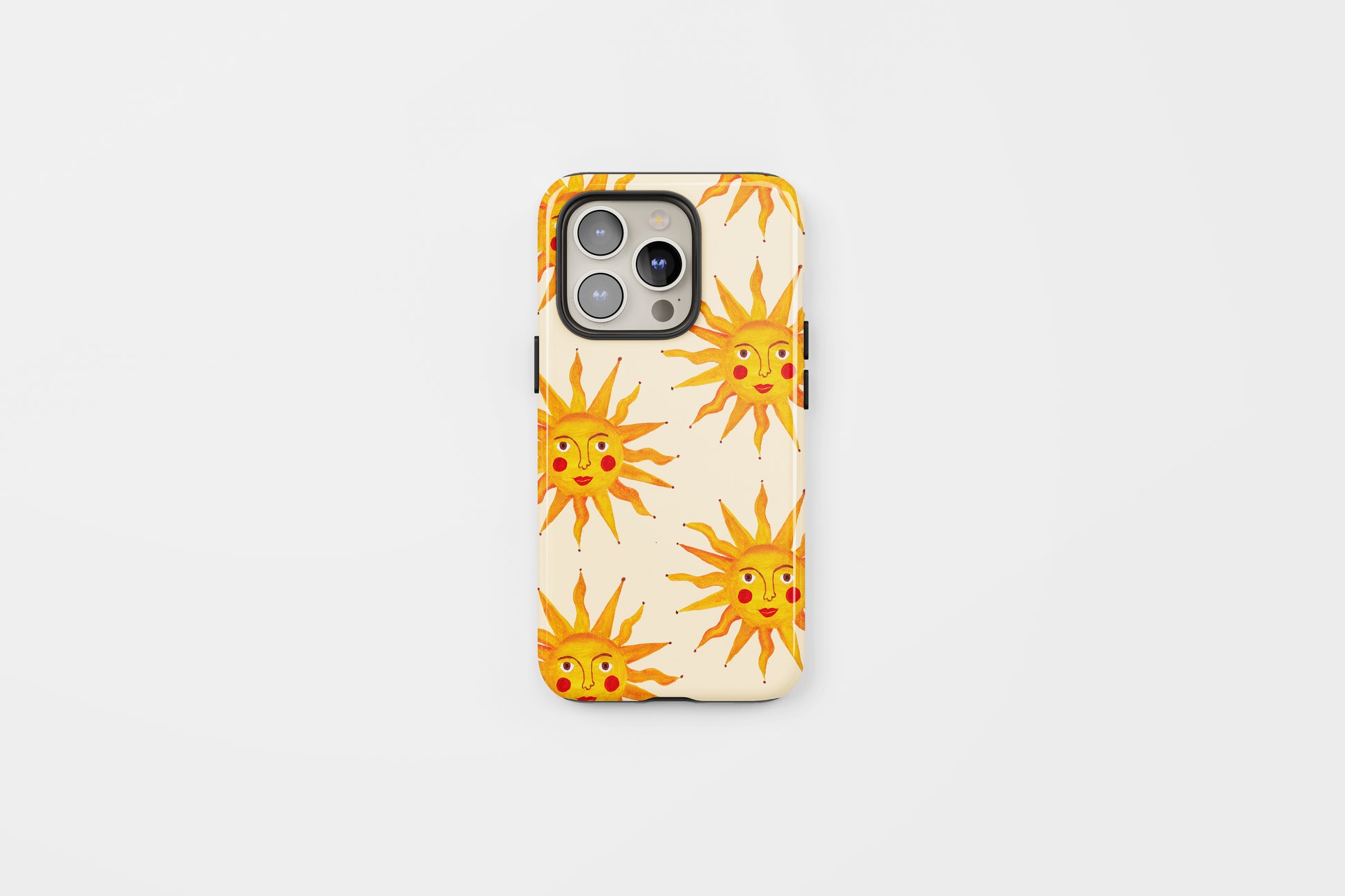 Summer Sun Tough Phone Case Cream