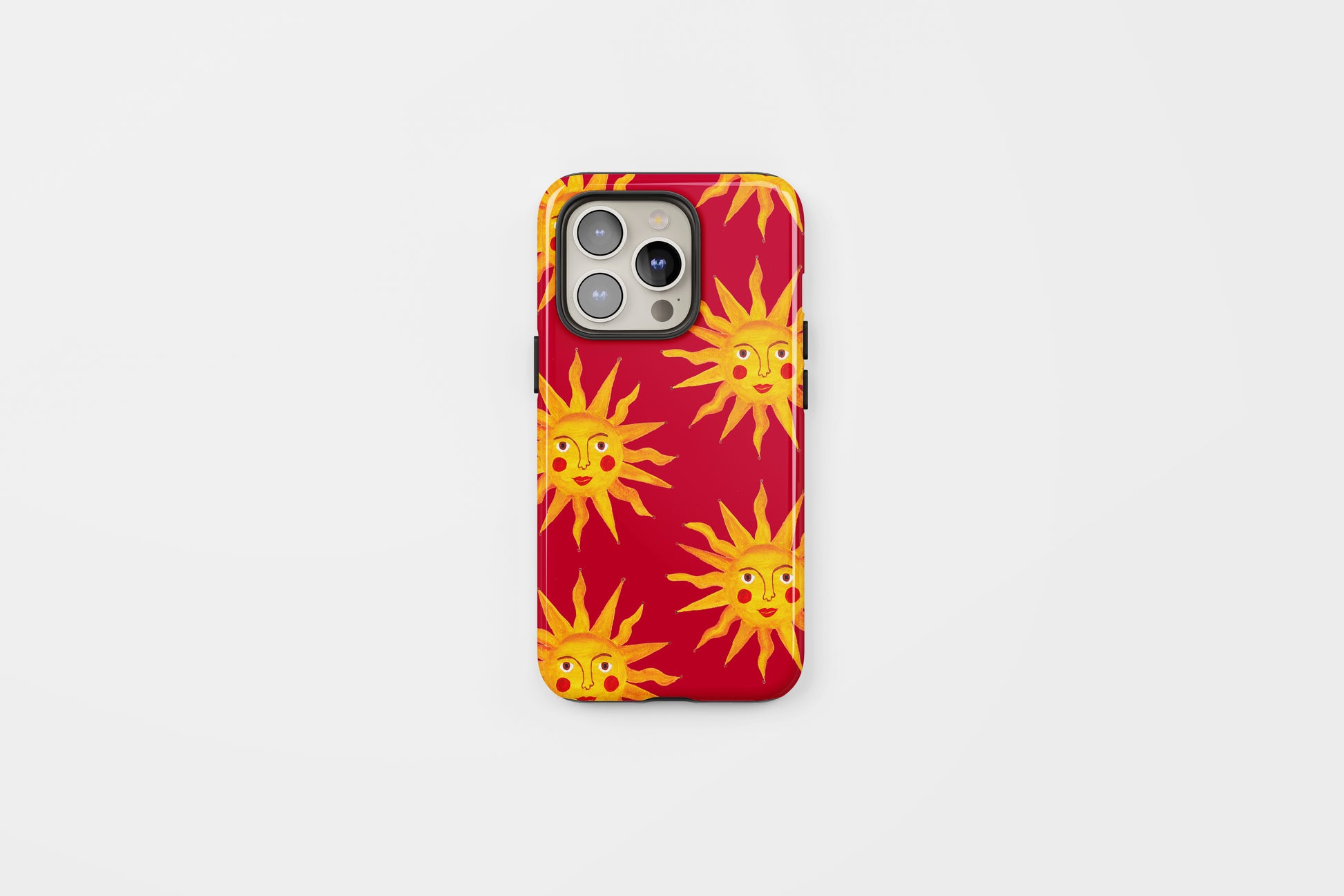 Summer Sun Tough Phone Case Red