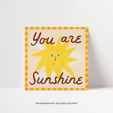 You Are Sunshine Kids Print