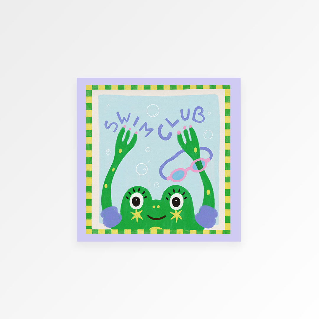 Swim Club Kids Print | STUDIO SALE