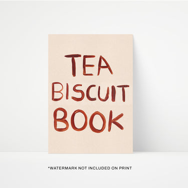 Tea Biscuit Book Print