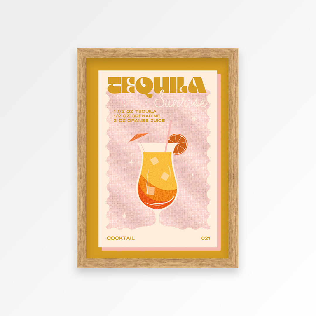 Tequila Sunrise Print
