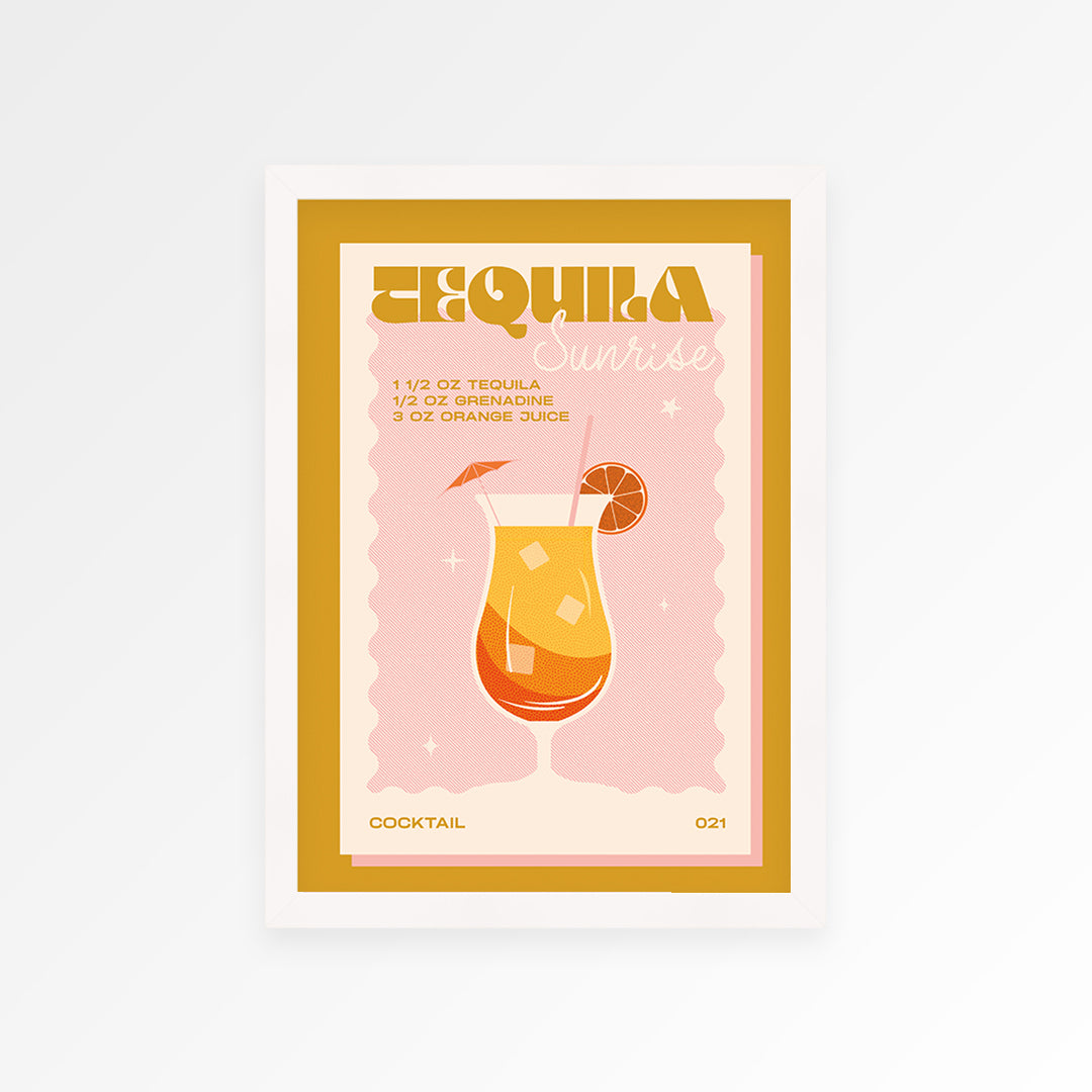 Tequila Sunrise Print