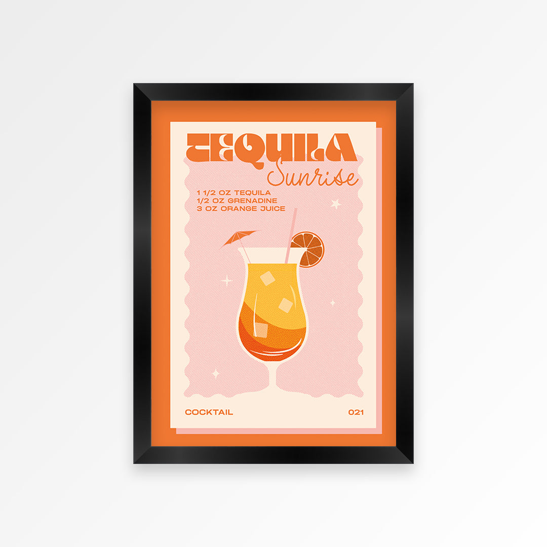 Tequila Sunrise Print