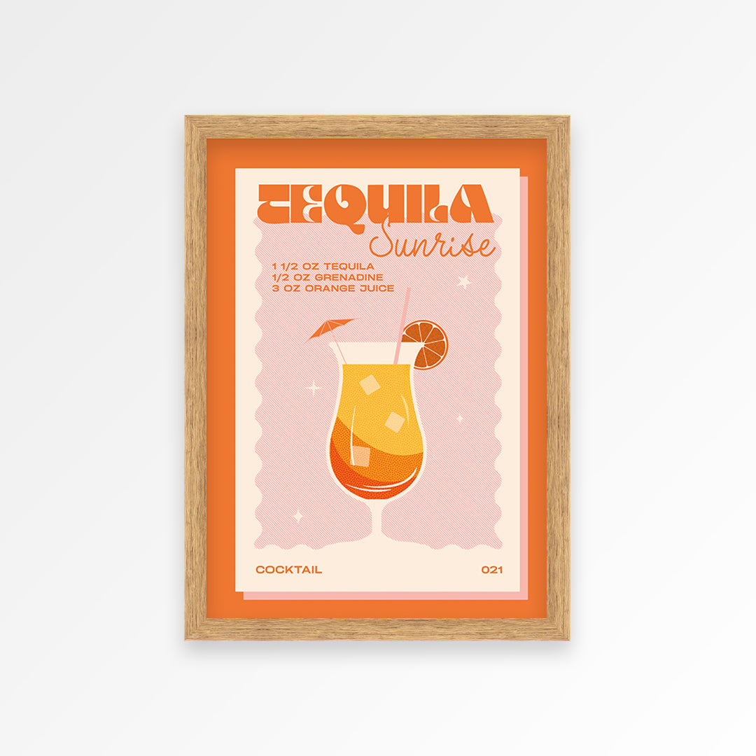 Tequila Sunrise Print