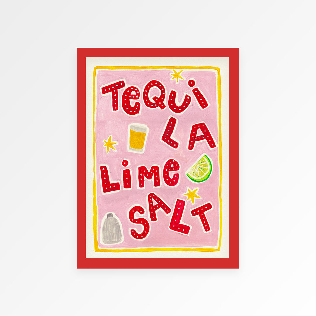 Tequila Lime Salt Print | STUDIO SALE