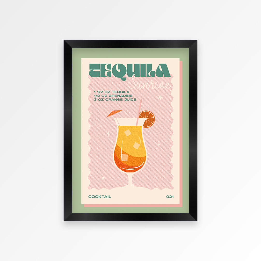Tequila Sunrise Print