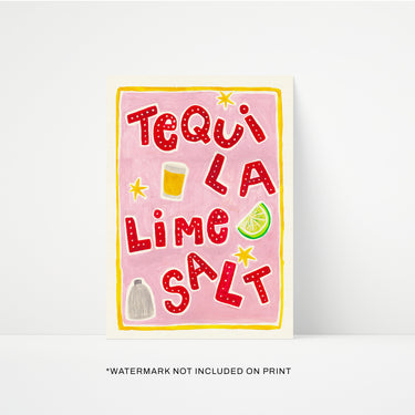 Tequila Lime Salt Print