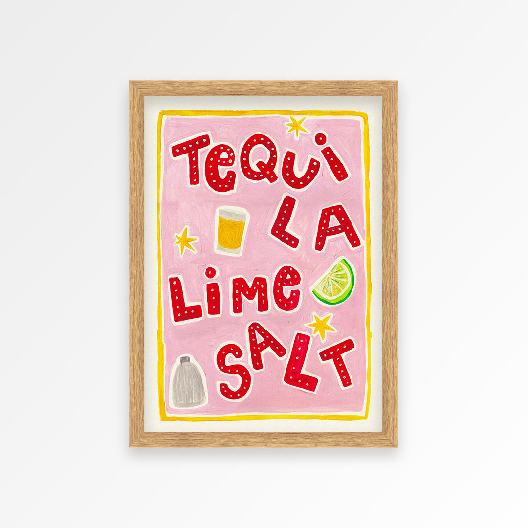 Tequila Lime Salt Print