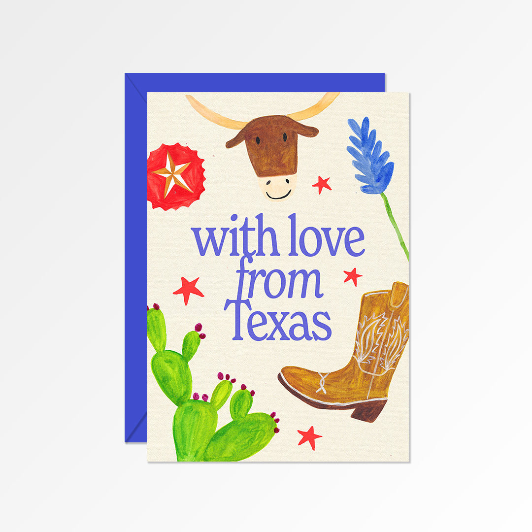 With Love From Texas Card