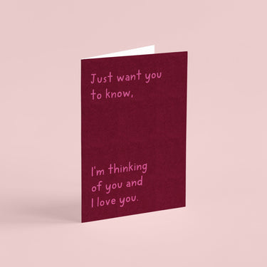 Thinking of You Mini Card