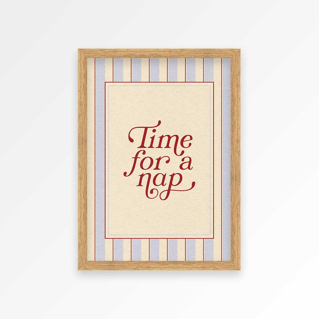 Time For A Nap Print