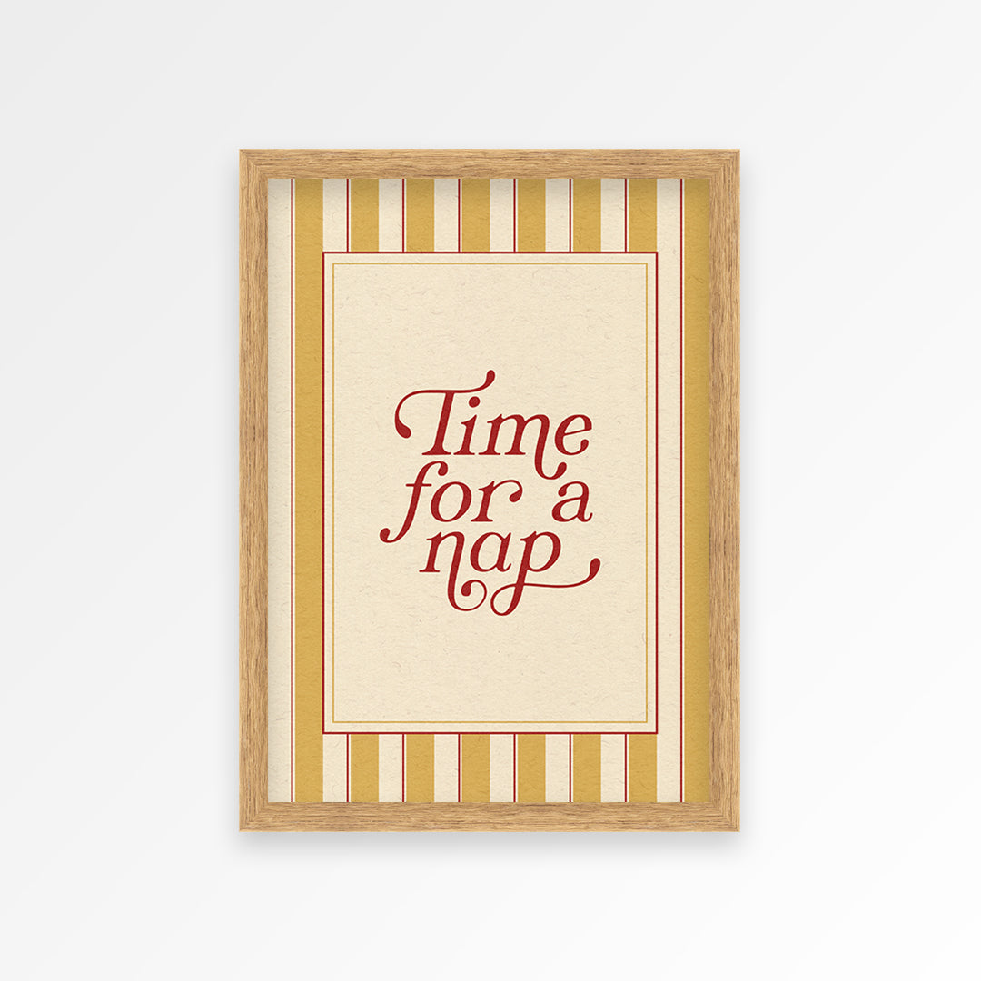 Time For A Nap Print