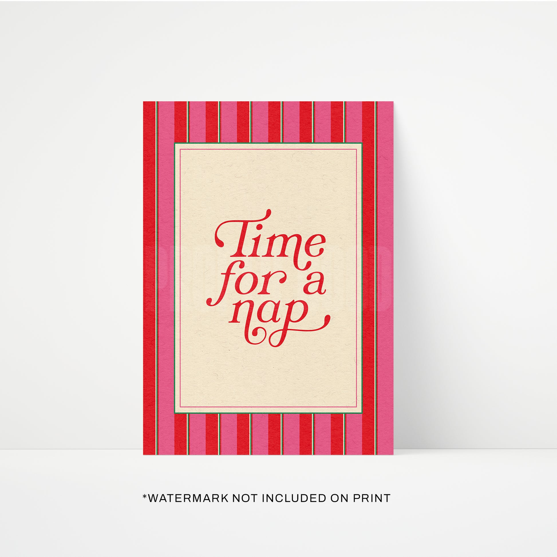 Time For A Nap Print