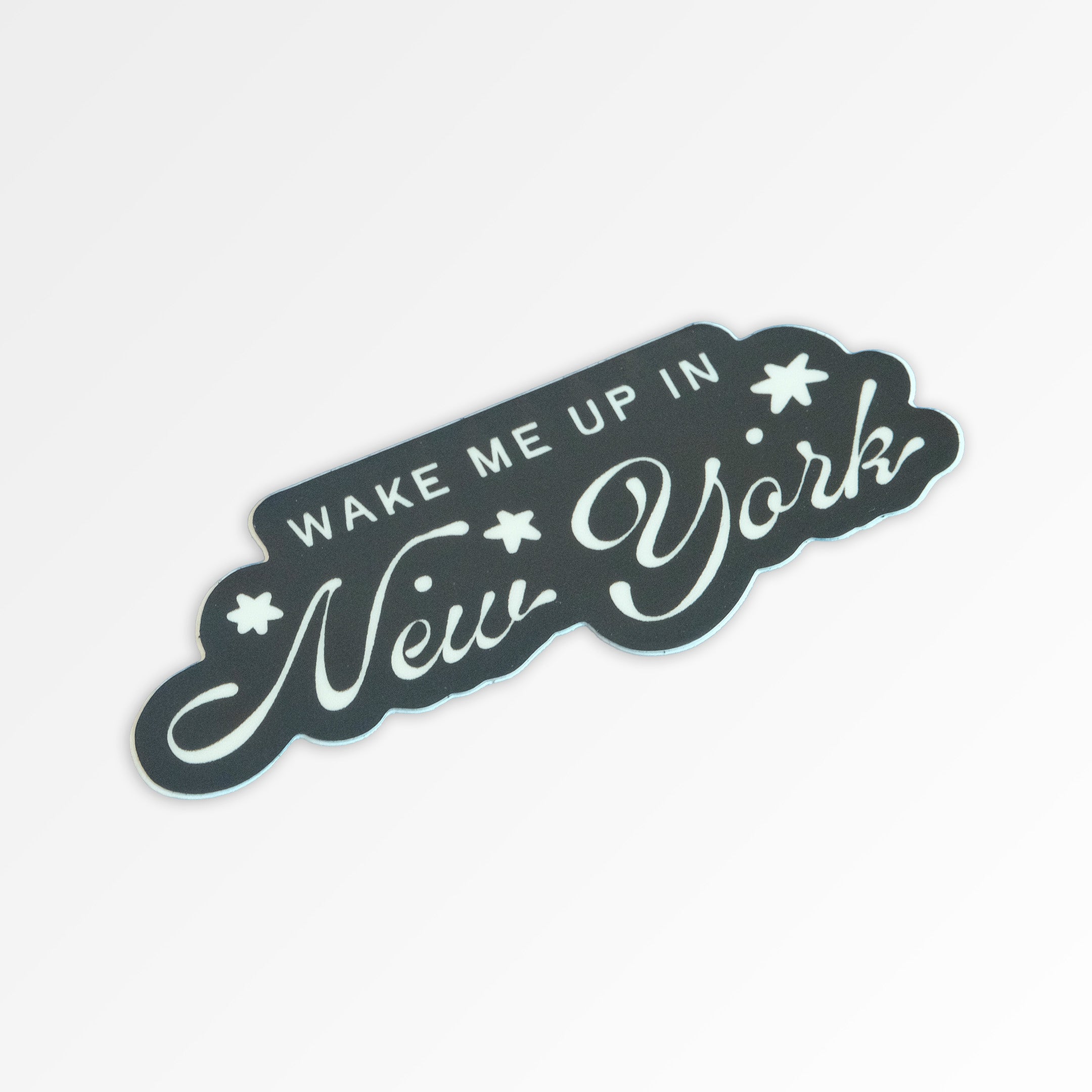 WAKE ME UP IN NYC WATERPROOF VINYL STICKER