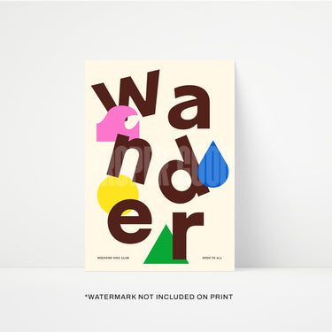 Wander Print