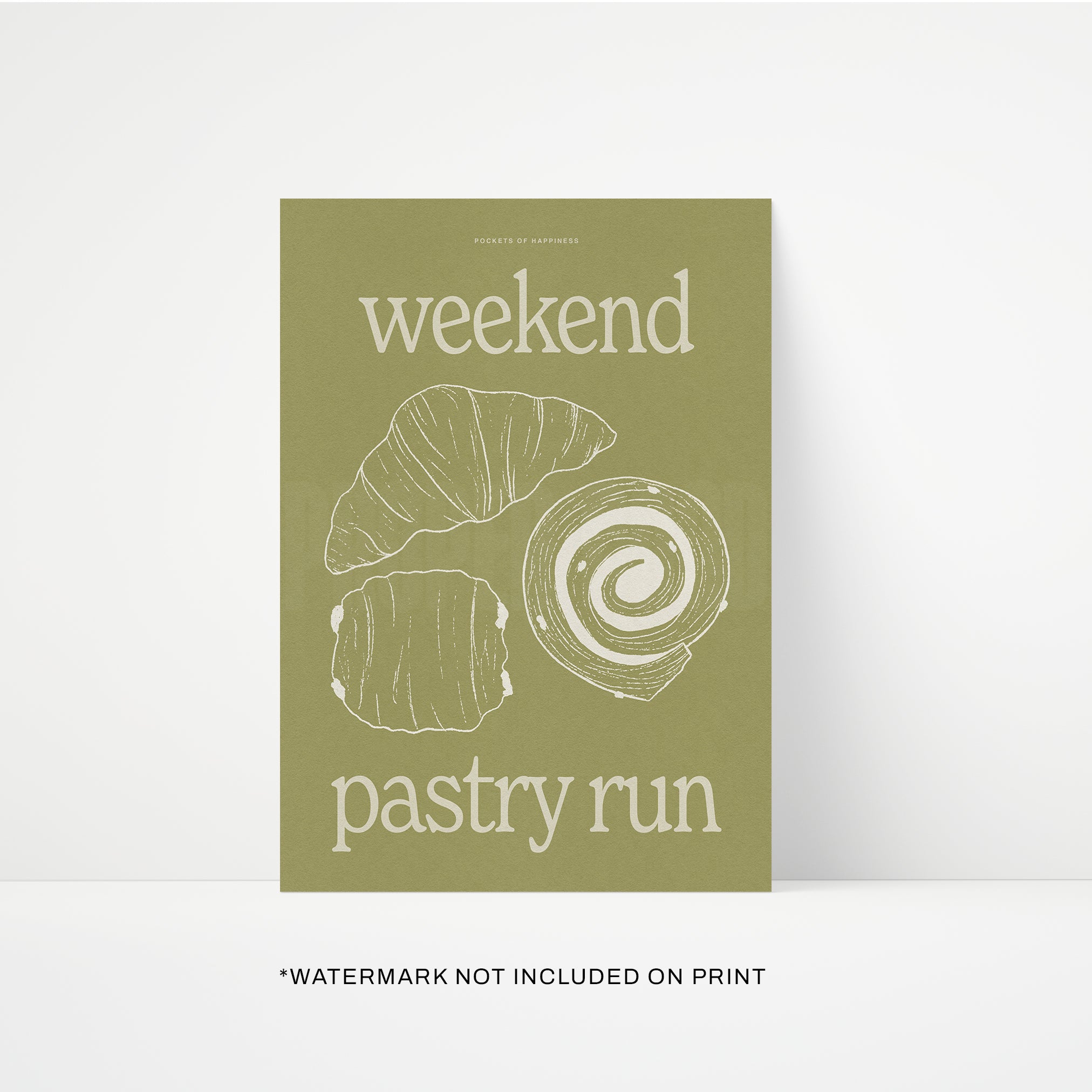 Weekend Pastry Run Print
