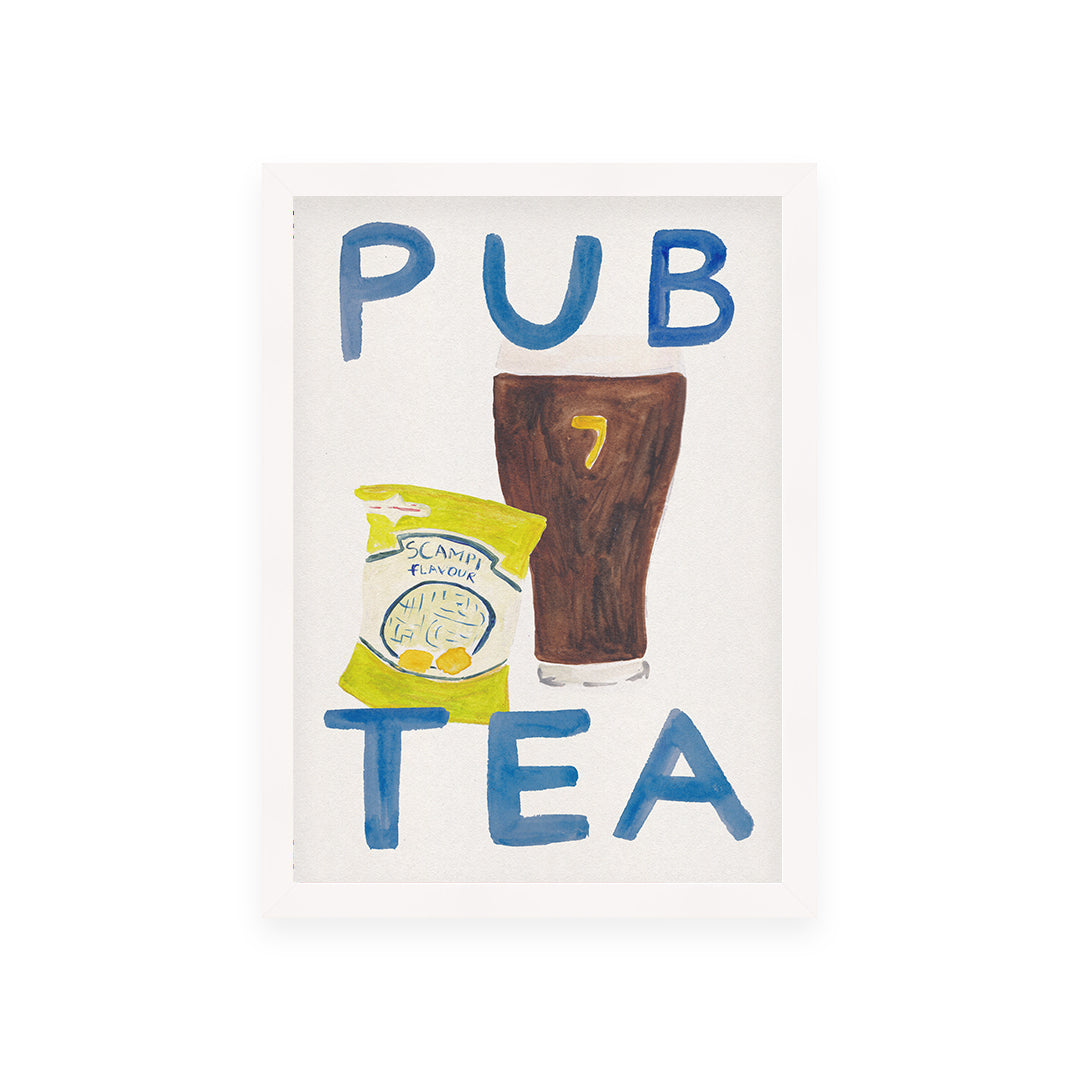 Pub Tea Guinness Art Print