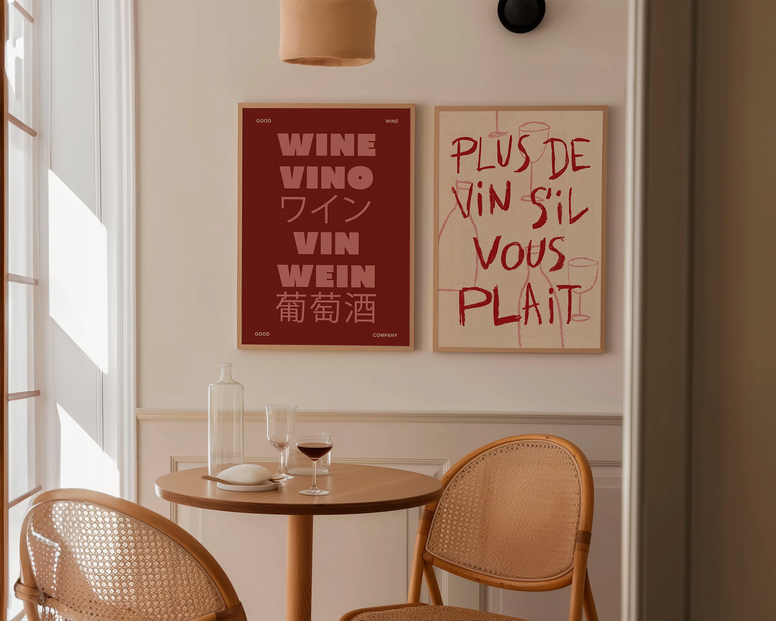 Wine Print Set