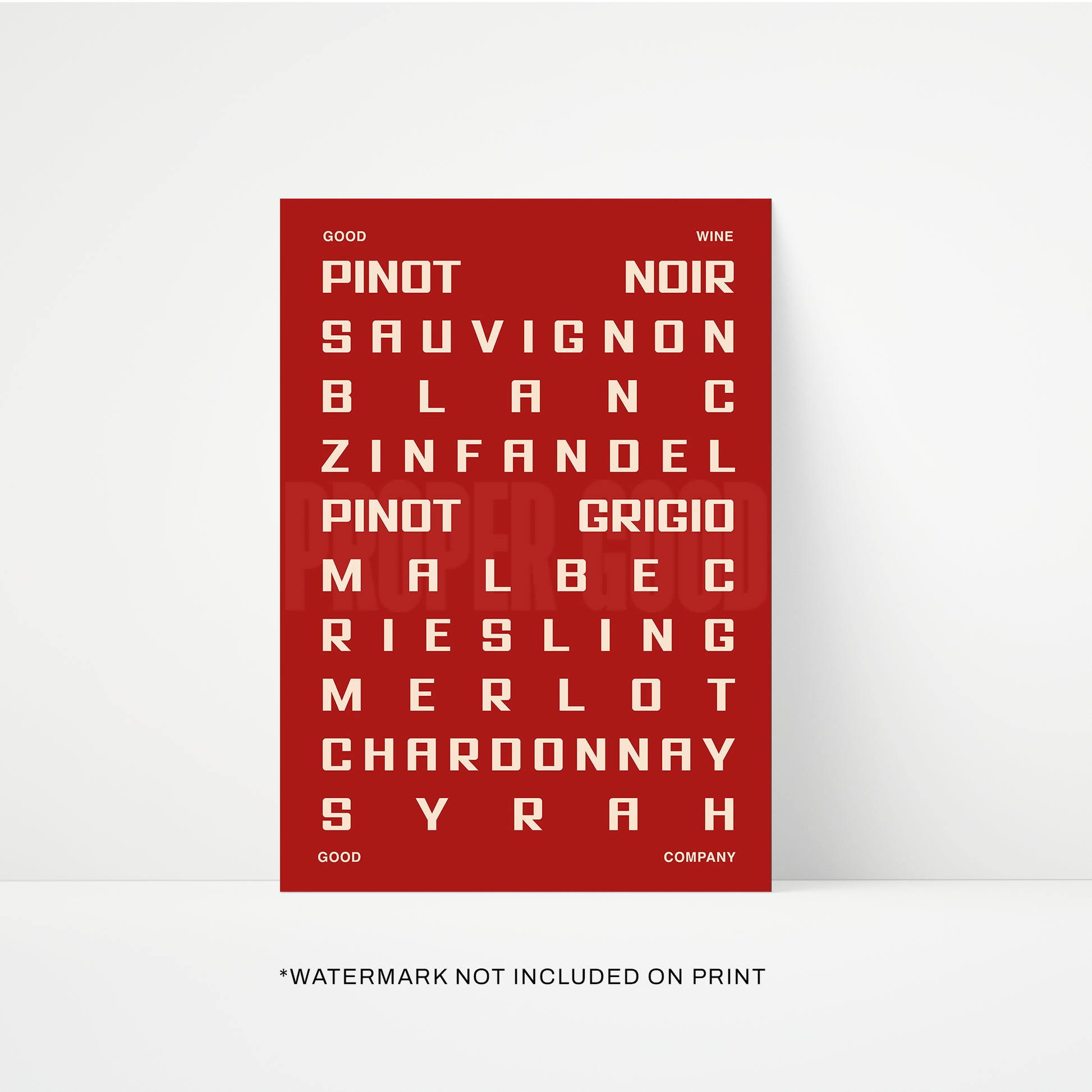 Wine Guide Print