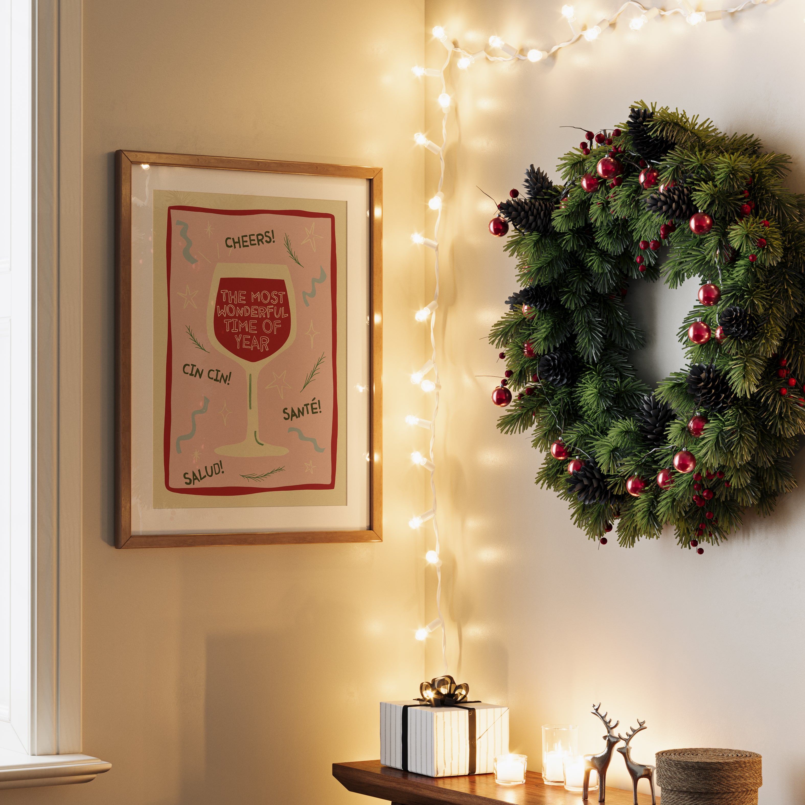 Wonderful Time of Year Christmas Print