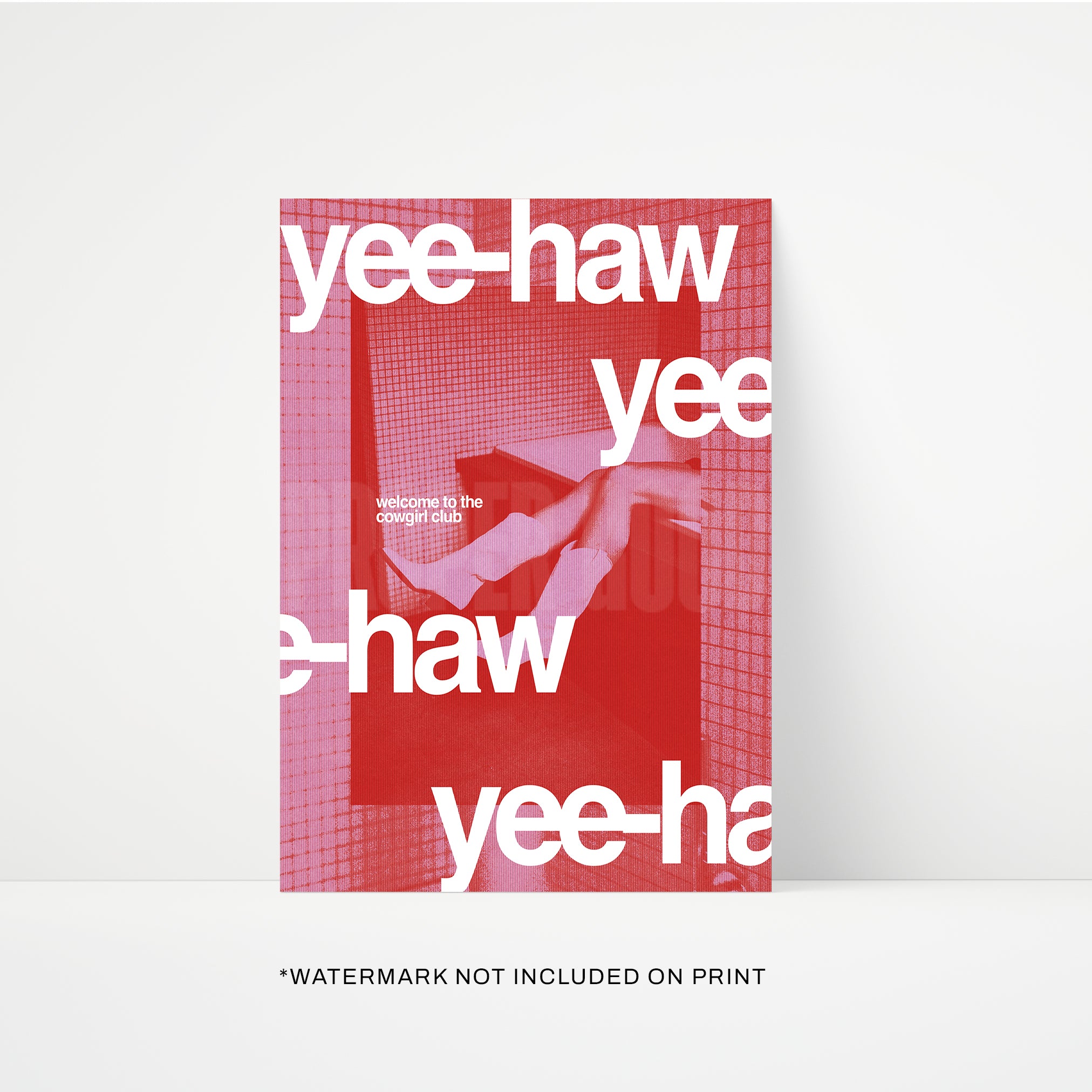 Yeehaw Cowgirl Print