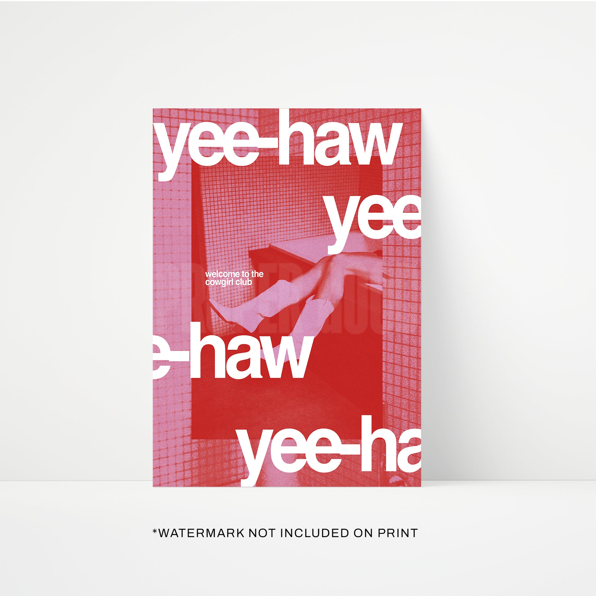 Yeehaw Cowgirl Print