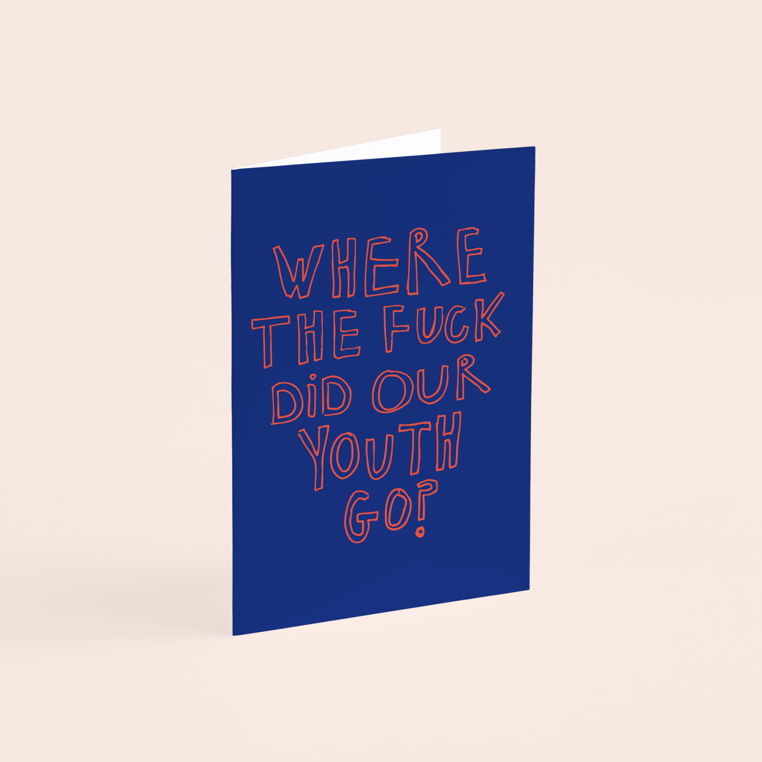 Where Did Our Youth Go Humour Birthday Card