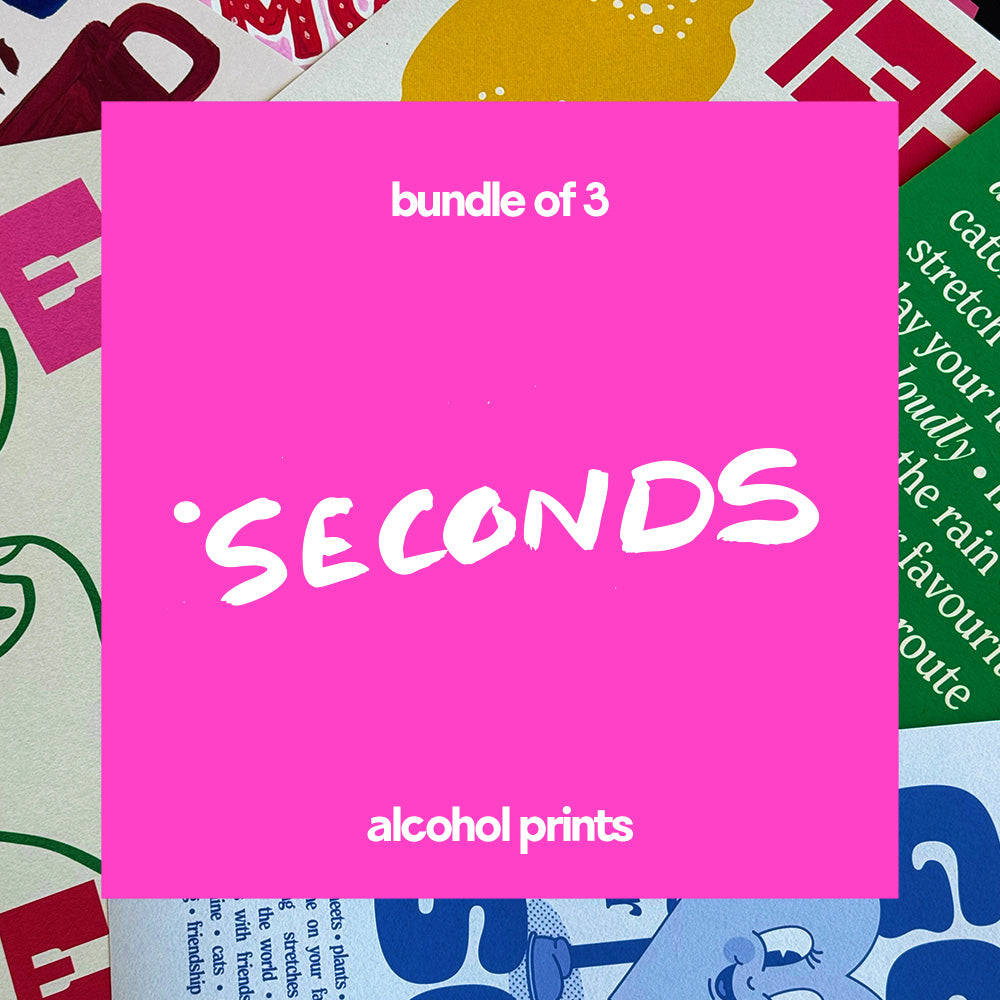 3 MYSTERY ALCOHOL PRINTS | SECONDS