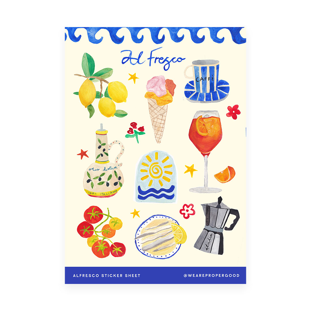 ALFRESCO SUMMER STICKER SHEET