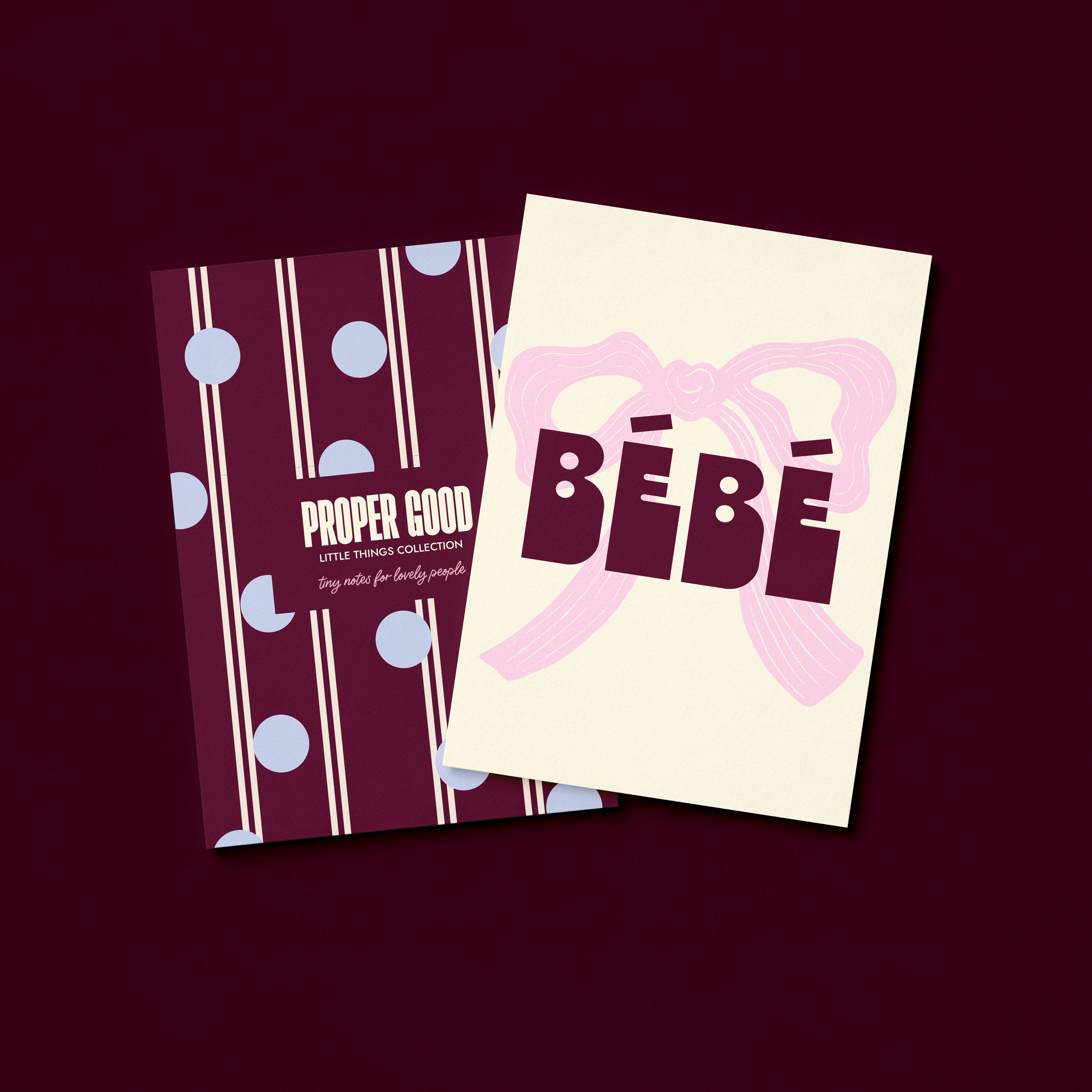 Mini Greetings Card - New Baby