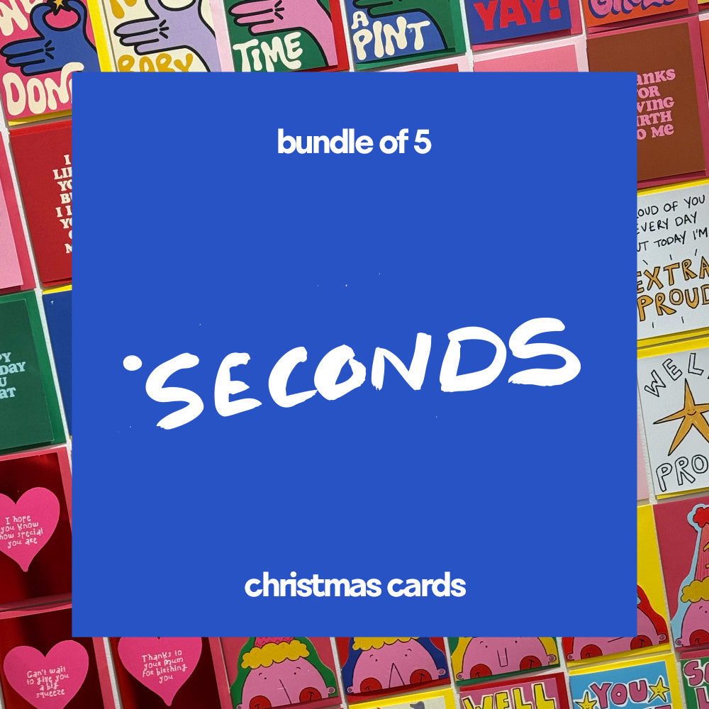 5 MYSTERY CHRISTMAS CARDS | SECONDS